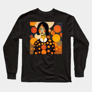 Asian Abstract Long Sleeve T-Shirt